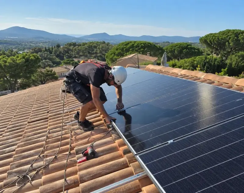 Installateur panneaux solaires Carnas — pose photovoltaïque sur toiture